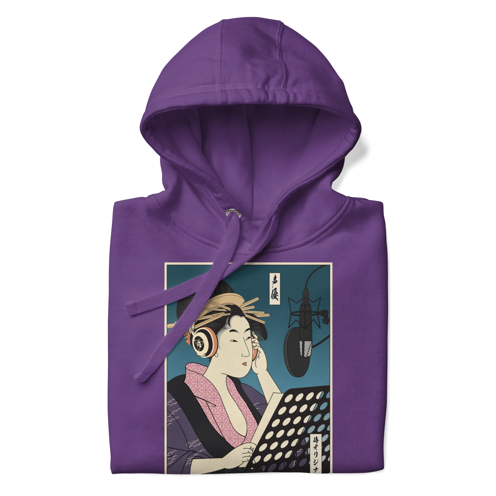 Geisha Voice Actor Japanese Ukiyo-e Unisex Hoodie -