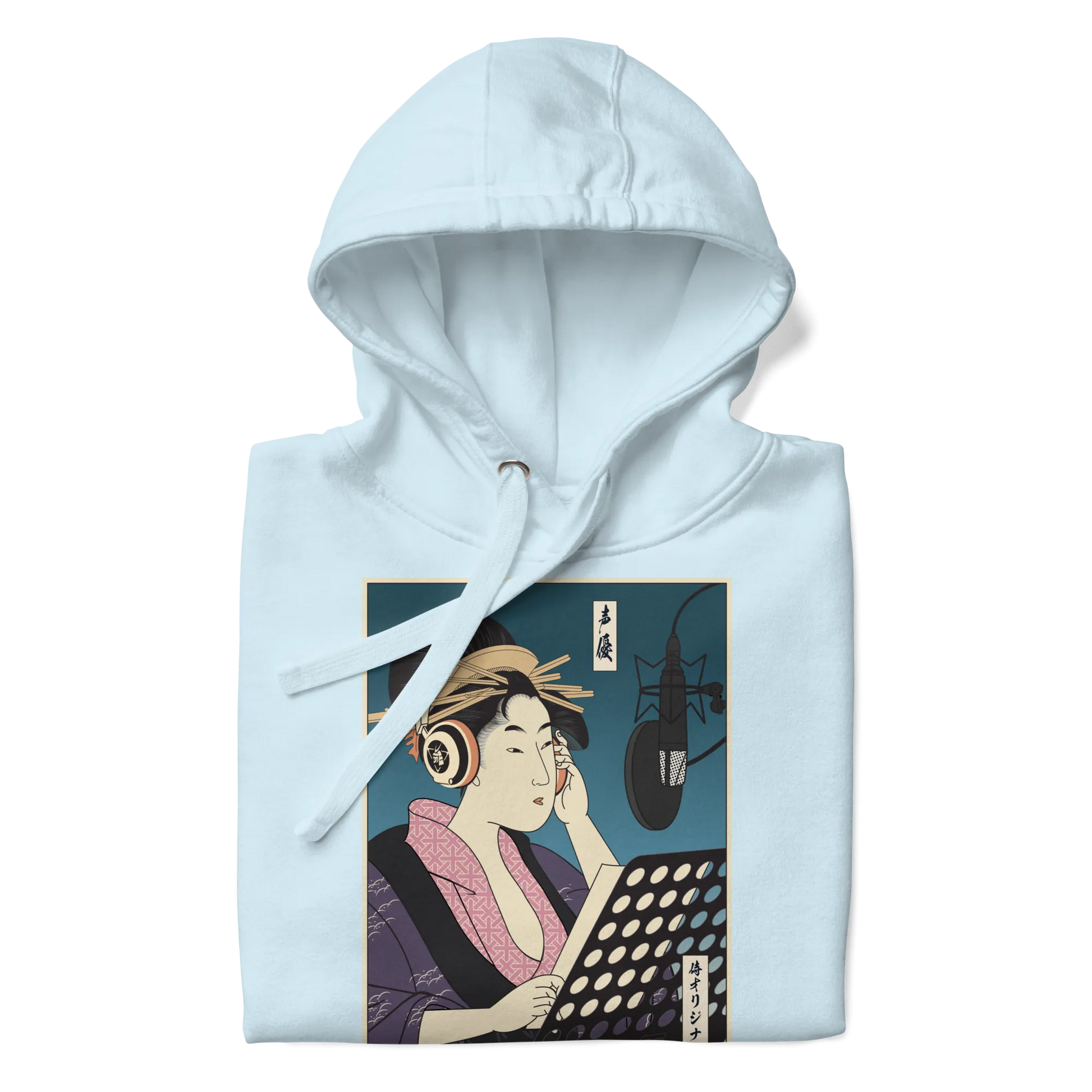 Geisha Voice Actor Japanese Ukiyo-e Unisex Hoodie -