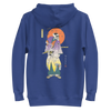 Halloween Samurai Skeleton Japanese Ukiyo-e Unisex Hoodie - Team Royal / S