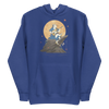 Cat Playing Guitar Japanese Ukiyo-e Unisex Hoodie 2 - Team Royal / S