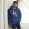 Samurai Play Guitar Japanese Ukiyo-e Unisex Hoodie 4