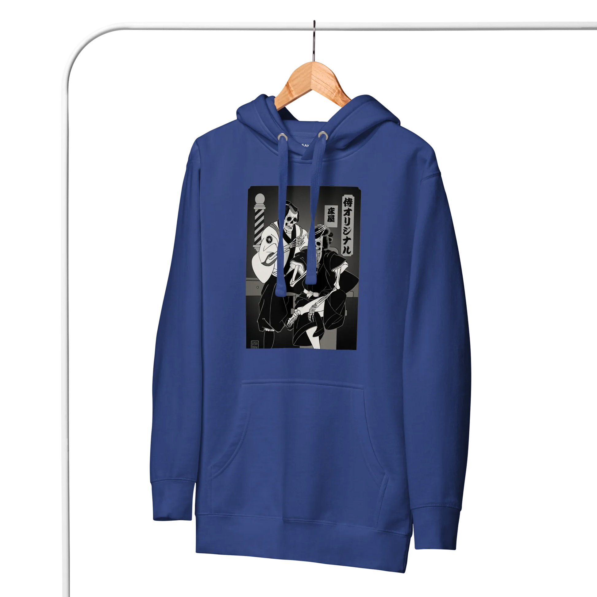 Samurai Barber Japanese Ukiyo-e Unisex Hoodie - Samurai Original