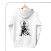 Female Samurai Sumi-e Japanese Ink Unisex Hoodie -