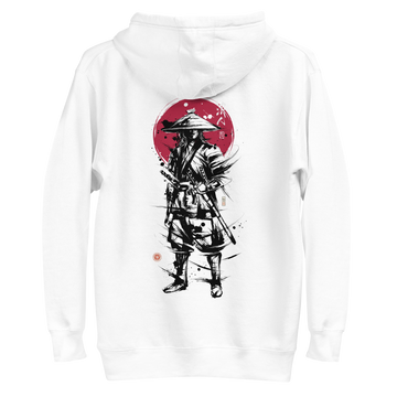 Samurai Ronin Sumi-e Japanese Ink Painting Unisex Hoodie