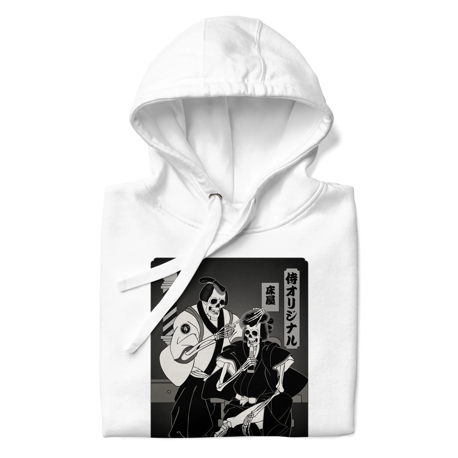 Samurai Barber Japanese Ukiyo-e Unisex Hoodie - Samurai Original