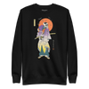 Halloween Samurai Skeleton Japanese Ukiyo-e Unisex Premium Sweatshirt - Black / S