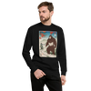 Samurai Hunts Sasquatch Japanese Ukiyo-e Unisex Premium Sweatshirt -