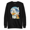 Poodle Dog Japanese Ukiyo-e Unisex Premium Sweatshirt - Samurai Original