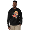 Golden Retriever Japanese Ukiyo-e Unisex Premium Sweatshirt -