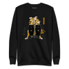 Samurai Playing the Conga Drums Ukiyo-e Unisex Premium Sweatshirt