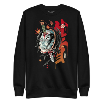 Halloween Namakubi Japanese Tattoo Unisex Premium Sweatshirt