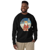 Dog Shiba Inu Samurai Ukiyo-e Funny Unisex Premium Sweatshirt