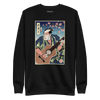 Samurai Guitar Player 2 Music Ukiyo-e Unisex Premium Sweatshirt