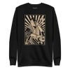 Samurai DJ 3 Turntable Music Ukiyo-e Unisex Premium Sweatshirt