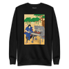 Samurai BBQ Barbecue Ukiyo-e Unisex Premium Sweatshirt