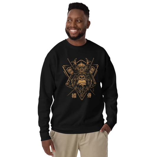 Samurai Monkey Mask Unisex Premium Sweatshirt