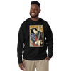 Samurai Electric Guitar Guitarist Music Ukiyo-e Unisex Premium Sweatshirt