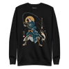 Samurai Fishing 4 Ukiyo-e Unisex Premium Sweatshirt