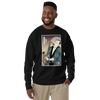 Samuai Saxophone Music Japanese Ukiyo-e Unisex Premium Sweatshirt