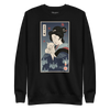 Geisha & Cat Ukiyo-e Unisex Premium Sweatshirt