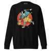 Samurai Play Bowling Ukiyo-e Unisex Premium Sweatshirt