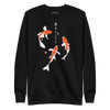 Koi Fish Japanese Ukiyo-e Unisex Premium Sweatshirt 2