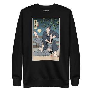 Brazilian Martial Jiu Jitsu 3 Ukiyo-e Unisex Premium Sweatshirt