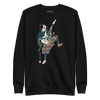 Samurai Guitar Player Music Ukiyo-e Unisex Premium Sweatshirt