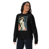 Geisha and Cat 1 Ukiyo-e Unisex Premium Sweatshirt