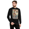 Samurai vs Virus Demon Ukiyo-e Unisex Premium Sweatshirt