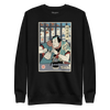 Samurai Barista Coffee Ukiyo-e Unisex Premium Sweatshirt