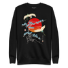 Crane Bird Ukiyo-e Unisex Premium Sweatshirt