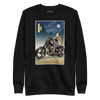 Samurai Chopper Motorcycle Ukiyo-e Unisex Premium Sweatshirt