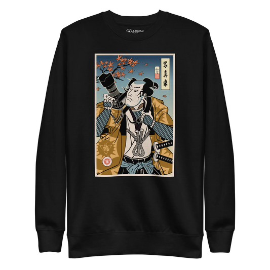 Samurai Photographer 7 Camera Ukiyo-e Unisex Premium Sweatshirt