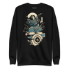 Samurai Drummer 6 Percussion Music Ukiyo-e Unisex Premium Sweatshirt