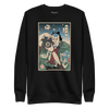 Samurai Photographer 5 Camera Ukiyo-e Unisex Premium Sweatshirt