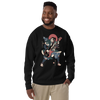 Samurai Bassist Player 4 Music Ukiyo-e Unisex Premium Sweatshirt