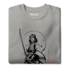 Female Samurai Sumi-e Japanese Ink Unisex Premium Sweatshirt -