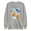 Poodle Dog Japanese Ukiyo-e Unisex Premium Sweatshirt - Samurai Original