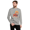 Golden Retriever Japanese Ukiyo-e Unisex Premium Sweatshirt -