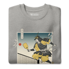 Samurai Pickleball Japanese Ukiyo-e Unisex Premium Sweatshirt 3