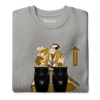 Samurai Playing the Conga Drums Ukiyo-e Unisex Premium Sweatshirt