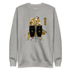 Samurai Playing the Conga Drums Ukiyo-e Unisex Premium Sweatshirt