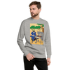 Samurai BBQ Barbecue Ukiyo-e Unisex Premium Sweatshirt