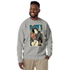 Samurai Banjo Player Music Ukiyo-e Unisex Premium Sweatshirt