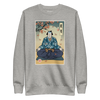 Samurai Meditation Yoga Japanese Ukiyo-e Unisex Premium Sweatshirt