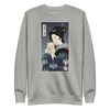 Geisha & Cat Ukiyo-e Unisex Premium Sweatshirt