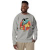 Samurai Play Bowling Ukiyo-e Unisex Premium Sweatshirt