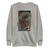 Samurai vs Dragon Warrior Ukiyo-e Unisex Premium Sweatshirt