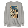 Samurai Painter Artist Ukiyo-e Unisex Premium Sweatshirt